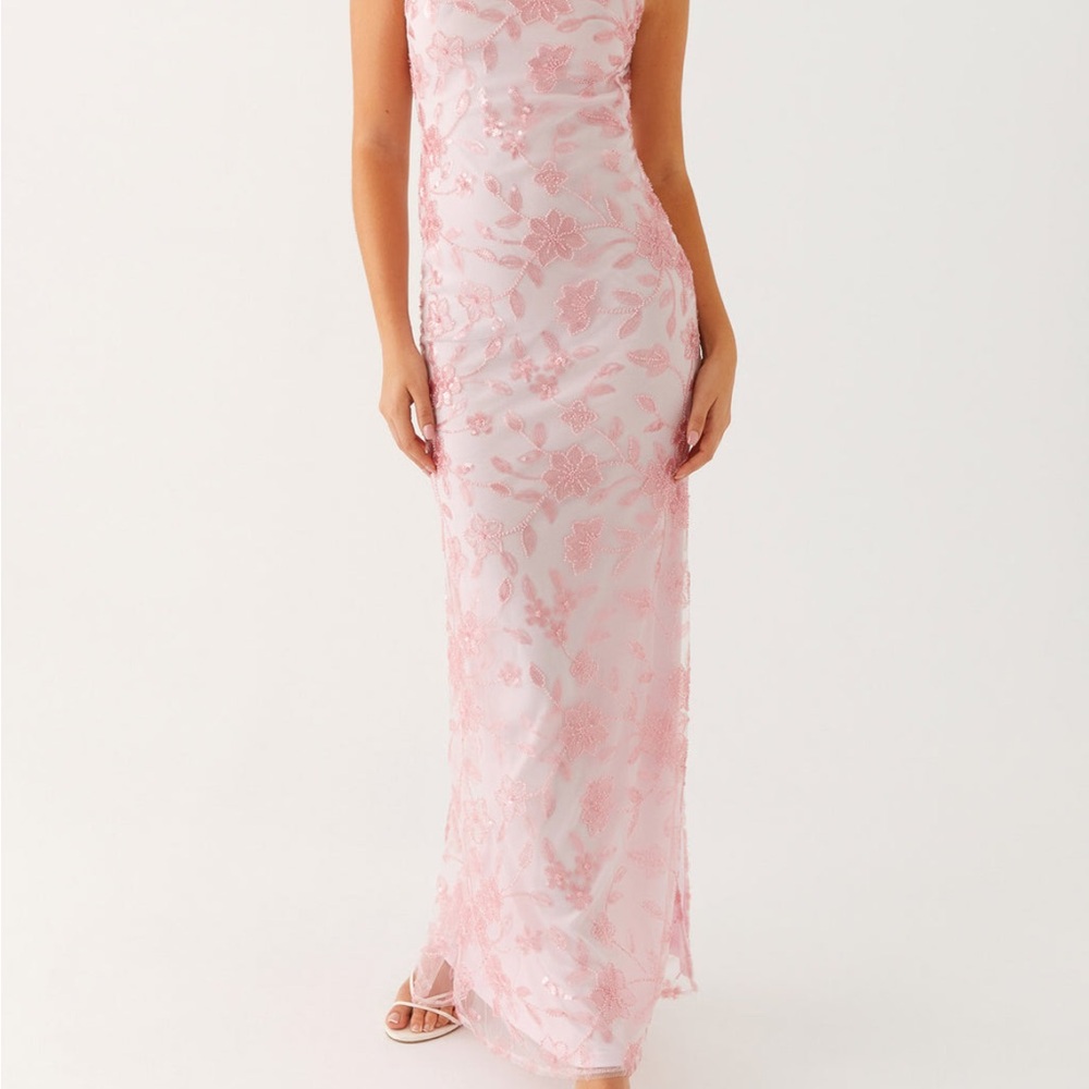 Peppermayo Pink Floral Maxi Dress